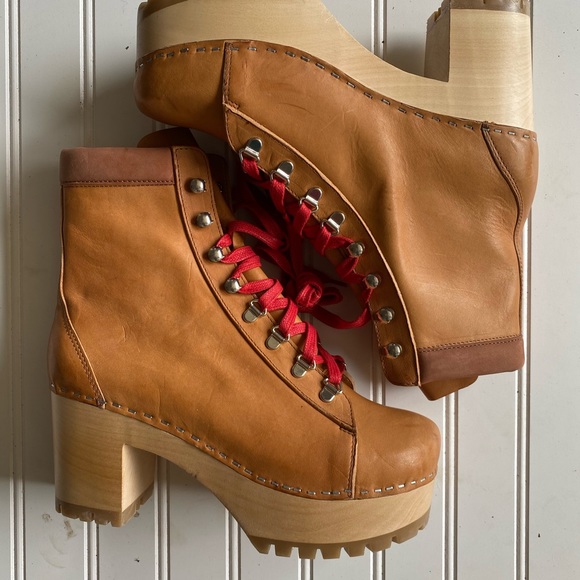 New Swedish Hasbeens Monterey Clog Boot - Picture 3 of 6